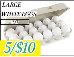 Fine Fare Large white eggs offer