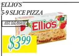 Fine Fare Ellio's 5-9 slice pizza offer