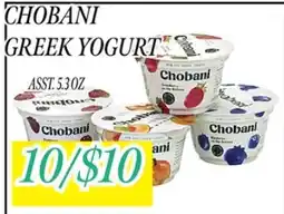 Fine Fare Chobani Greek Yogurt offer