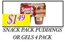 Fine Fare Snack Pack Puddings offer