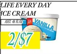 Fine Fare Life vanilla ice cream offer