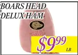 Fine Fare Boars Head delux ham offer