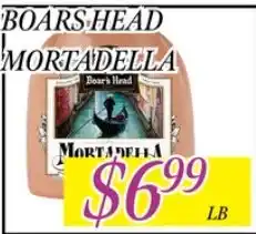 Fine Fare Boars Head mortadella offer