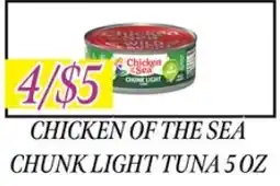 Fine Fare Chicken of the sea chunk light tuna offer