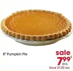 Giant Eagle 8" Pumpkin Pie offer