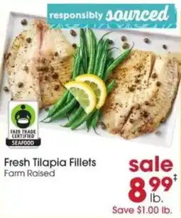 Giant Eagle Fresh Tilapia Fillets offer