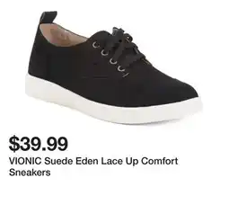 Marshalls VIONIC Suede Eden Lace Up Comfort Sneakers offer