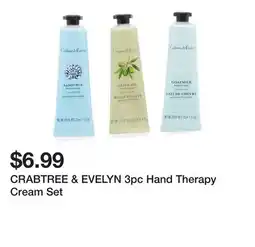 Marshalls CRABTREE & EVELYN 3pc Hand Therapy Cream Set offer
