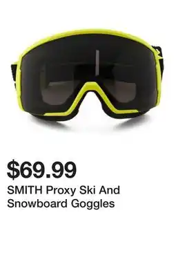 Marshalls SMITH Proxy Ski And Snowboard Goggles offer