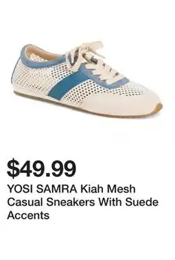 Marshalls YOSI SAMRA Kiah Mesh Casual Sneakers With Suede Accents offer