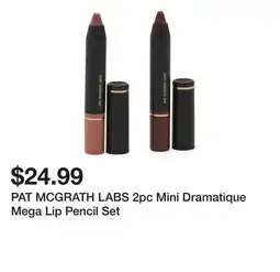 Marshalls PAT MCGRATH LABS 2pc Mini Dramatique Mega Lip Pencil Set offer