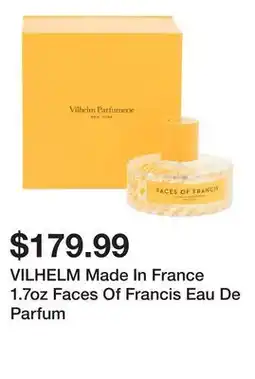 Marshalls VILHELM Made In France 1.7oz Faces Of Francis Eau De Parfum offer