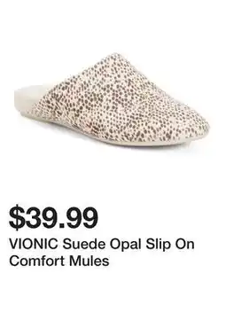 Marshalls VIONIC Suede Opal Slip On Comfort Mules offer