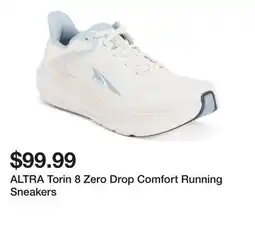 Marshalls ALTRA Torin 8 Zero Drop Comfort Running Sneakers offer
