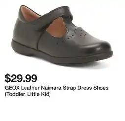 Marshalls GEOX Leather Naimara Strap Dress Shoes (Toddler, Little Kid) offer
