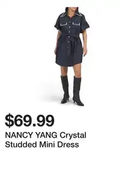 Marshalls NANCY YANG Crystal Studded Mini Dress offer