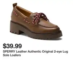 Marshalls SPERRY Leather Authentic Original 2-eye Lug Sole Loafers offer