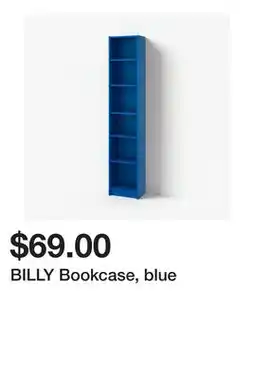 Ikea BILLY Bookcase, blue offer