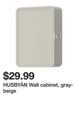 Ikea HUSBYÅN Wall cabinet, gray-beige offer