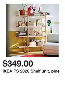 Ikea IKEA PS 2026 Shelf unit, pine offer