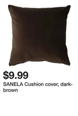 Ikea SANELA Cushion cover, dark-brown offer