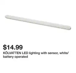 Ikea KÖLVATTEN LED lighting with sensor, white/battery operated offer