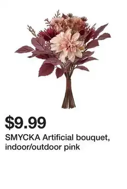 Ikea SMYCKA Artificial bouquet, indoor/outdoor pink offer