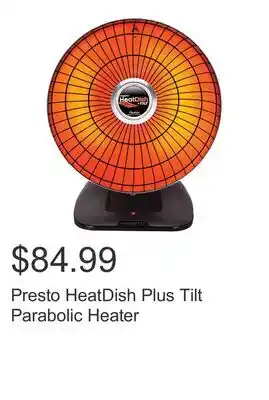 Costco Presto HeatDish Plus Tilt Parabolic Heater offer