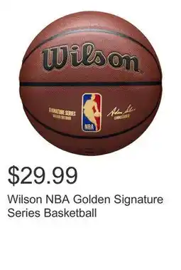 Costco Wilson NBA Golden Signature Series Basketball offer