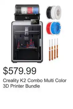 Costco Creality K2 Combo Multi Color 3D Printer Bundle offer