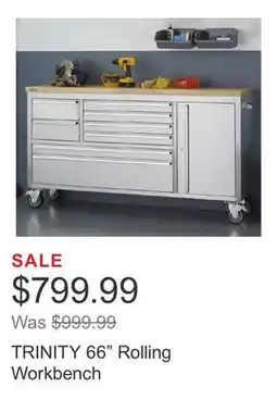 Costco TRINITY 66 Rolling Workbench offer