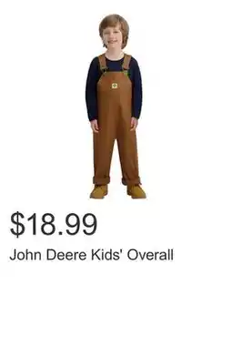 Costco John Deere Kids' Overall offer