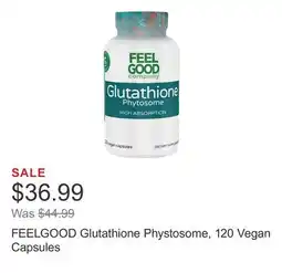 Costco FEELGOOD Glutathione Phystosome, 120 Vegan Capsules offer