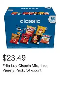 Costco Frito Lay Classic Mix, 1 oz, Variety Pack, 54-count offer