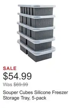 Costco Souper Cubes Silicone Freezer Storage Tray, 5-pack offer