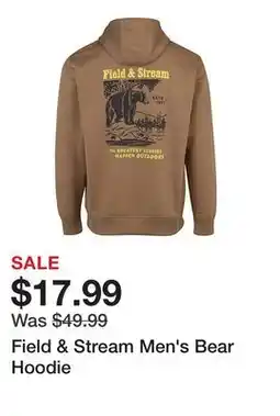 Tractor Supply Company Field & Stream Men's Bear Hoodie offer