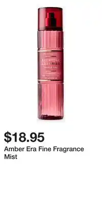Bath & Body Works Amber Era Fine Fragrance Mist offer