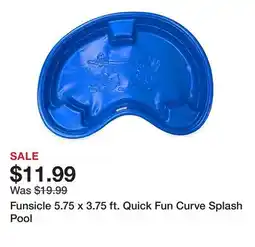 Tractor Supply Company Funsicle 5.75 x 3.75 ft. Quick Fun Curve Splash Pool offer