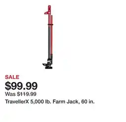 Tractor Supply Company TravellerX 5,000 lb. Farm Jack, 60 in offer