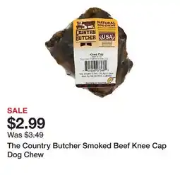 Tractor Supply Company The Country Butcher Smoked Beef Knee Cap Dog Chew offer