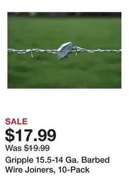 Tractor Supply Company Gripple 15.5-14 Ga. Barbed Wire Joiners, 10-Pack offer