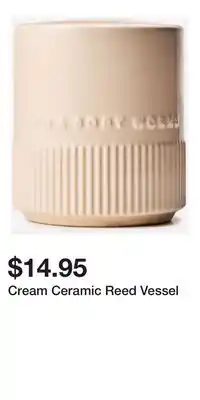 Bath & Body Works Cream Ceramic Reed Vessel offer