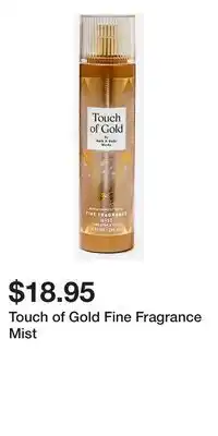 Bath & Body Works Touch of Gold Fine Fragrance Mist offer