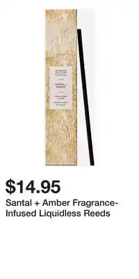 Bath & Body Works Santal + Amber Fragrance-Infused Liquidless Reeds offer