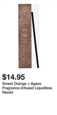 Bath & Body Works Sweet Orange + Agave Fragrance-Infused Liquidless Reeds offer