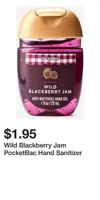 Bath & Body Works Wild Blackberry Jam PocketBac Hand Sanitizer offer