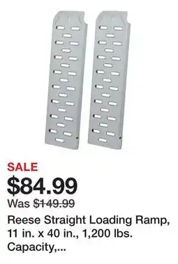Tractor Supply Company Reese Straight Loading Ramp, 11 in. x 40 in., 1,200 lbs. Capacity, Pair offer