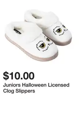 Five Below Juniors Halloween Licensed Clog Slippers offer