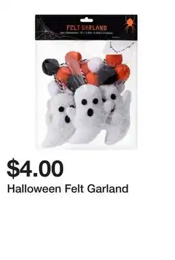 Five Below Halloween Felt Garland offer