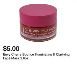 Five Below Envy Cherry Bounce Illuminating & Clarfying Face Mask 2.6oz offer